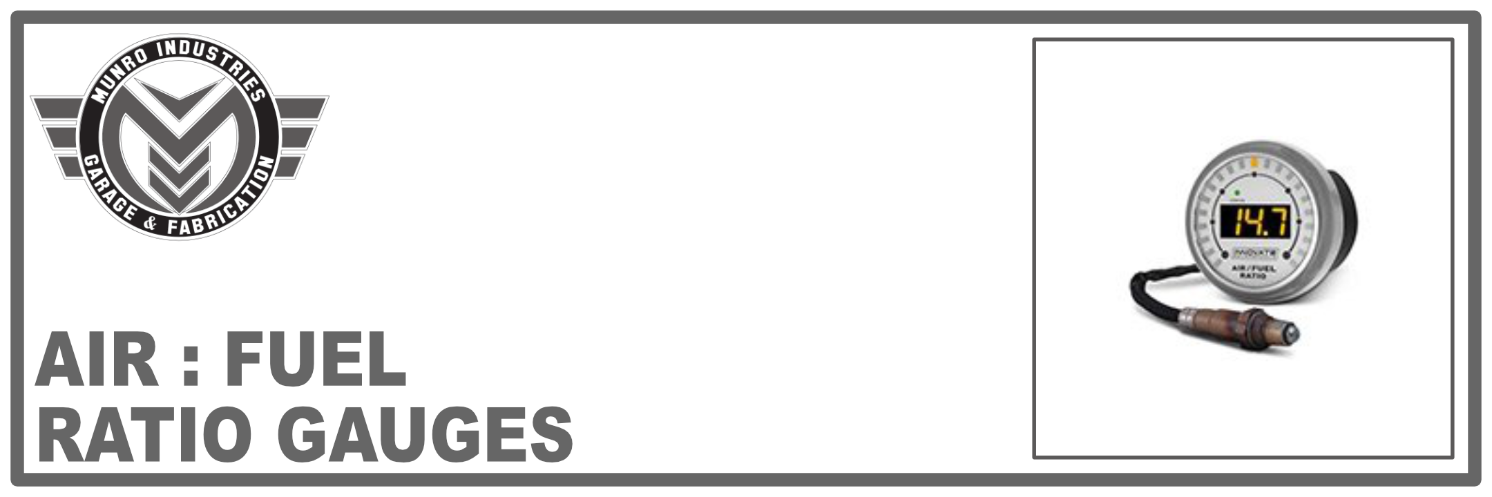 Air Fuel Ratio Gauges Munro Industries