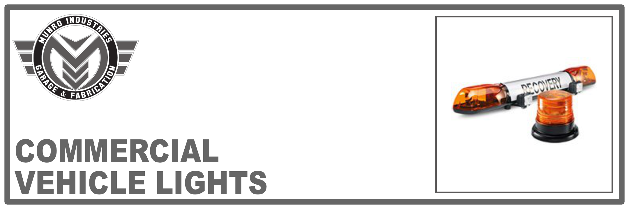 Commercial Vehicle Lights Munro Industries
