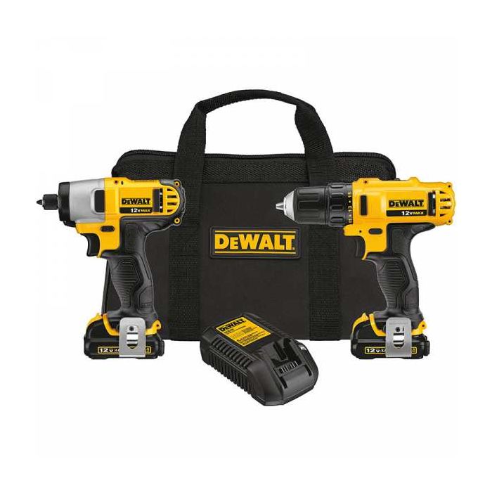 DeWalt 12V MAX Drill Impact Driver Combo Kit Model DCK211S2