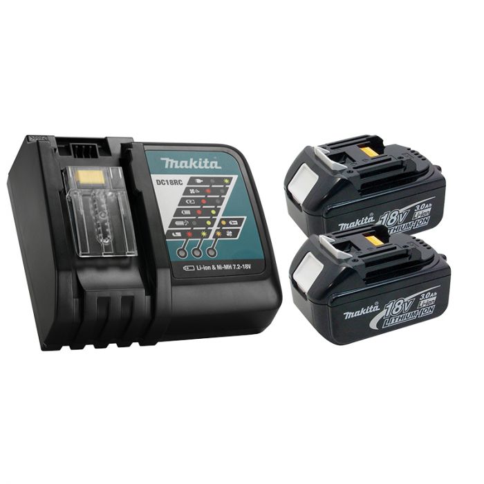 Makita 18V Battery Rapid Charger Kit T-03838 BULK 2X3AH+DC18RC