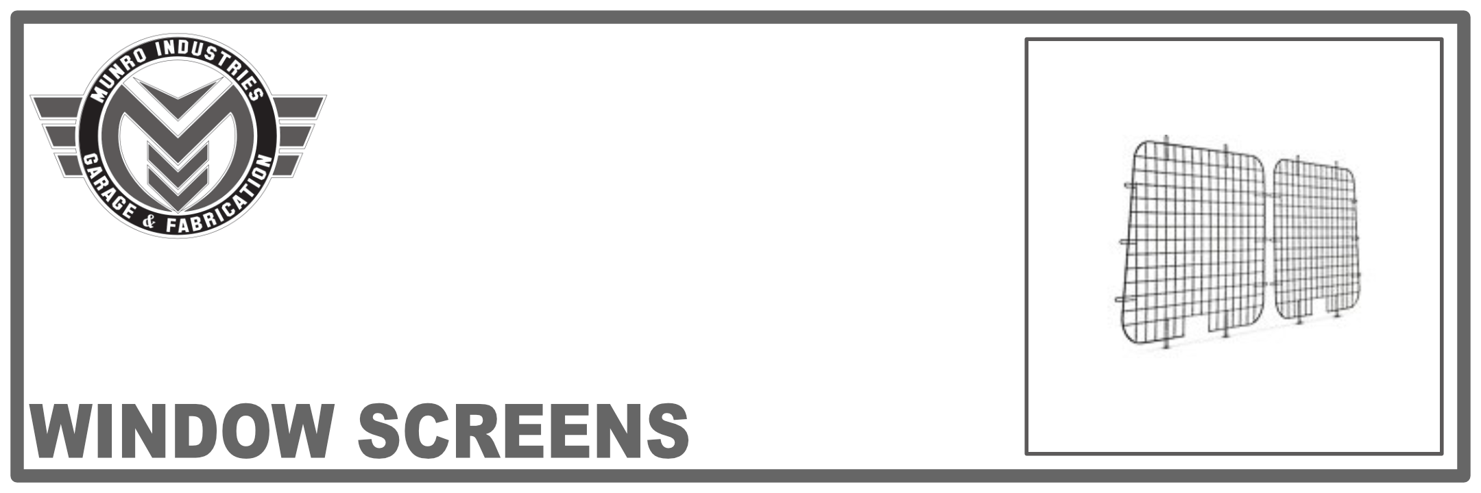 Window Screens Munro Industries