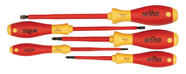 WIHA TOOLS 5 Piece Insulated Softfinish Screwdriver Set - 320 1 - WIH-32091 | GarageAndFab.com