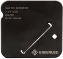 Greenlee Die Set, 2-3/4 Raceway Cover - GRE-3000SSRC | GarageAndFab.com