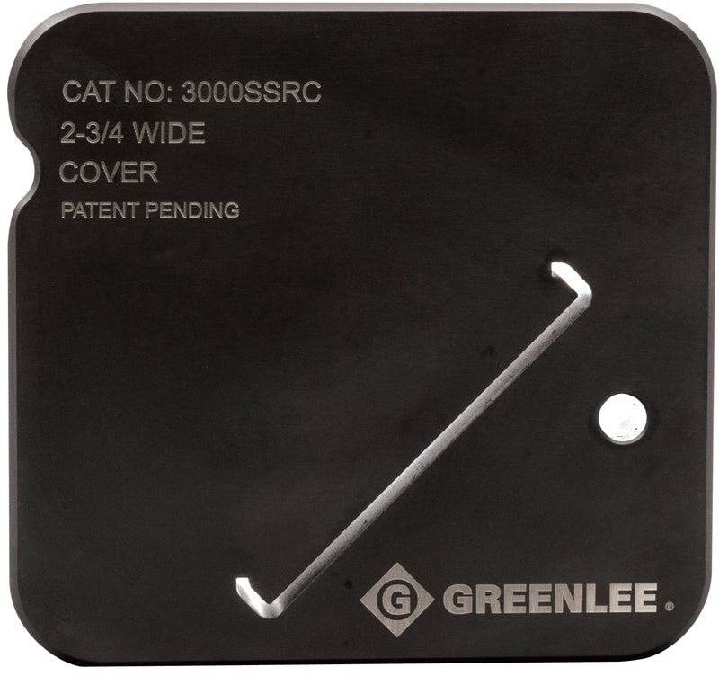 Greenlee Die Set, 2-3/4 Raceway Cover - GRE-3000SSRC | GarageAndFab.com