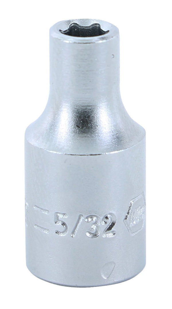 WIHA TOOLS 6 Point - 1/4 Inch Drive Socket - 5/32" X 25Mm - WIH-33305 | GarageAndFab.com