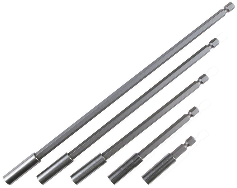 WIHA TOOLS 5 Piece Magnetic Retaining Ring 1/4" Bit Holder Set - WIH-71499 | GarageAndFab.com