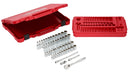 Milwaukee 50-Pc 1/4" Drive Ratchet & Socket Set - Sae & Metric - 5/32" To 9/16", 5Mm To 15Mm - MLW-48-22-9004 | MFVCanada.com