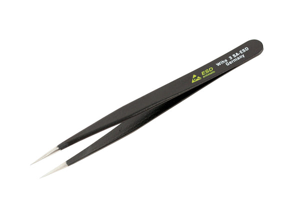 WIHA TOOLS Esd Safe Tweezers 3 Sa - 120 m - WIH-44506 | GarageAndFab.com