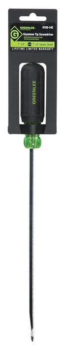Greenlee Screwdriver, Flat-Key 1/4X10" -GRE-0153-14C | GarageAndFab.com