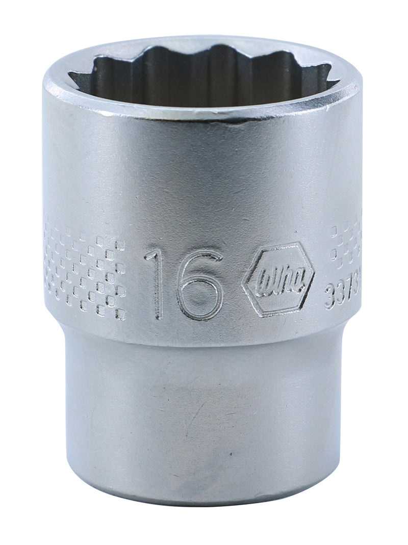 WIHA TOOLS 12 Point - 3/8 Inch Drive Socket - 16.0Mm - WIH-33731 | GarageAndFab.com