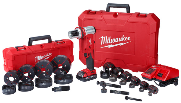 Milwaukee Electric M18 6T Ko Kit 1/2" - 4" - MLW-2677-23 | GarageAndFab.com