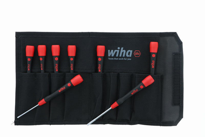 WIHA TOOLS 8 Piece Picofinish Slotted Screwdriver Set - WIH-26093 | GarageAndFab.com