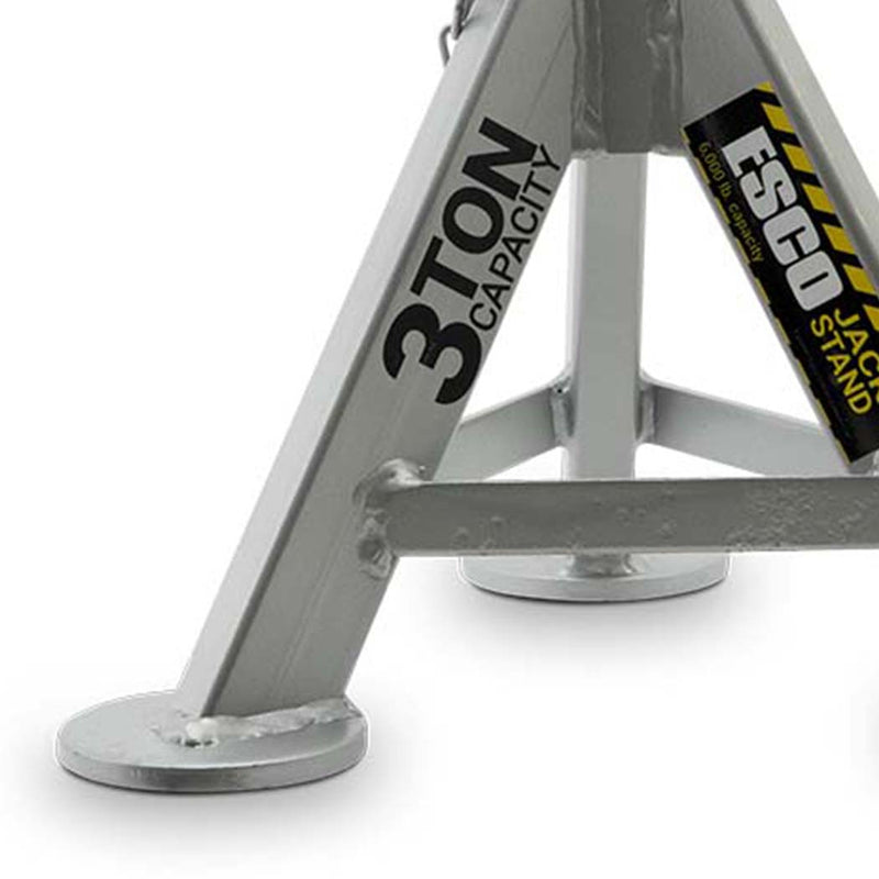 ESCO Jack Stand (Pair), 3 Ton - ESC-10498-PAIR | GarageAndFab.com