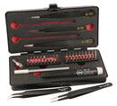 WIHA TOOLS 28 Piece System 4 Esd Safe Microbits And Tweezer Set - WIH-75993 | GarageAndFab.com