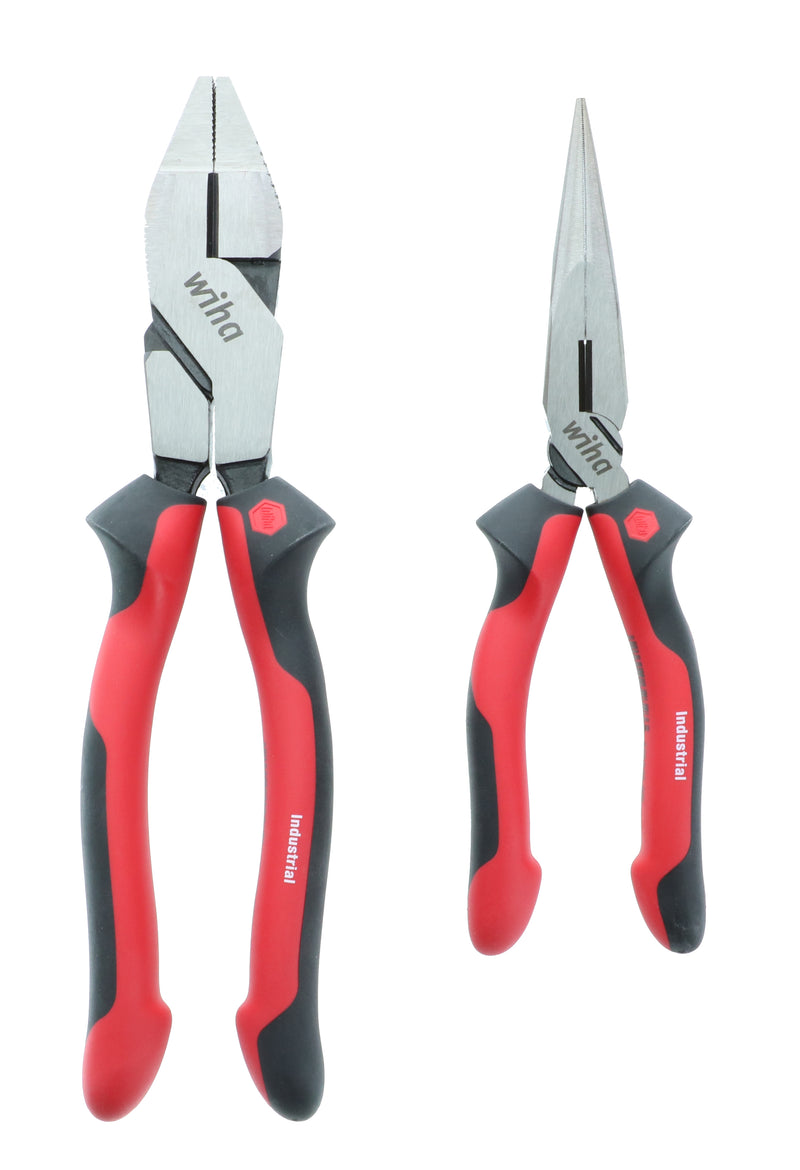 WIHA TOOLS 2 Piece Industrial Classic Grip Pliers Set - 30961 - WIH-30961 | GarageAndFab.com