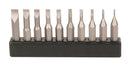 WIHA TOOLS 10 Piece Slotted Microbits Set - WIH-75984 | GarageAndFab.com
