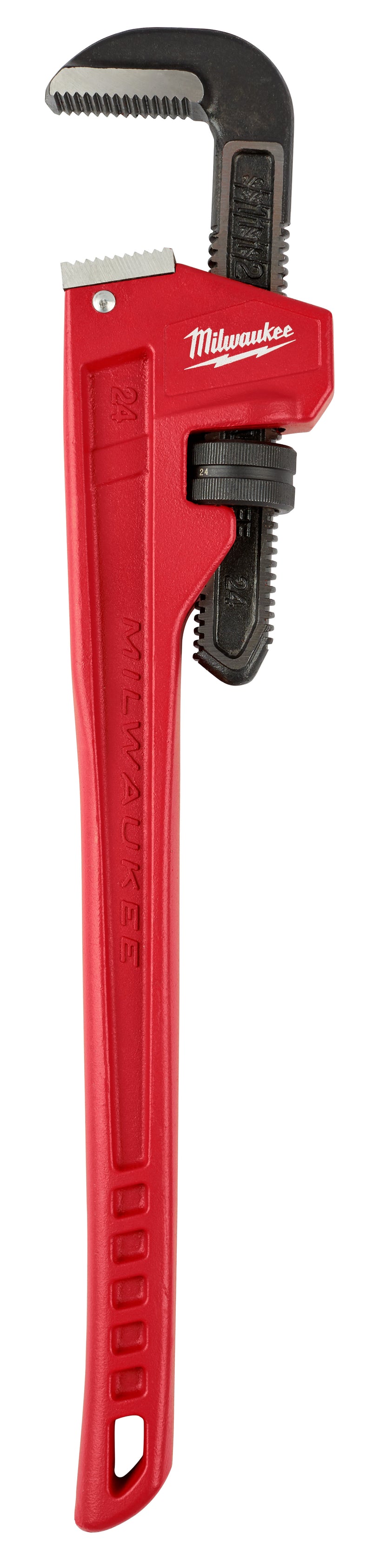 Milwaukee 24" Steel Pipe Wrench, 3" Capacity - MLW-48-22-7124 | GarageAndFab.com