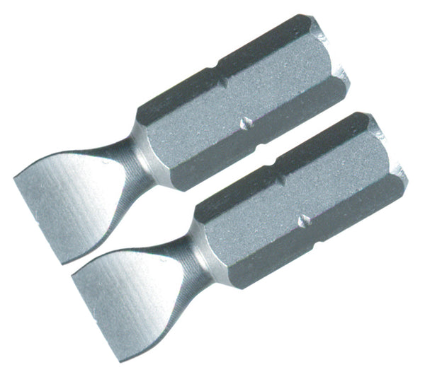 WIHA TOOLS Slotted Insert Bit 5.5Mm X 25Mm - 2 Pack - WIH-71052 | GarageAndFab.com