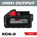 Milwaukee Electric M18 High Output Xc6.0 Battery 2Pk - 48-11-1862 - MLW-48-11-1862 | MFVCanada.com