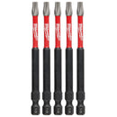 Milwaukee (6) 5Pk 3-1/2" Pwrench Bit T25 - MLW-48-32-4579 | MFVCanada.com