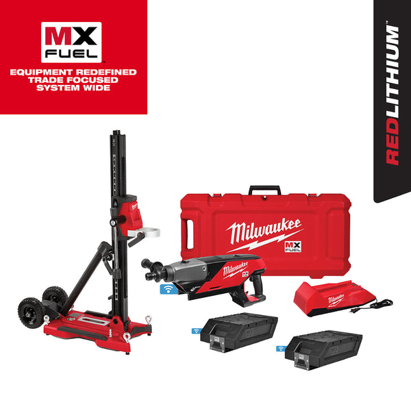 Milwaukee Electric Mx Fuel Handheld Core Drill Kit With Stand - MLW-MXF301-2CXS | GarageAndFab.com
