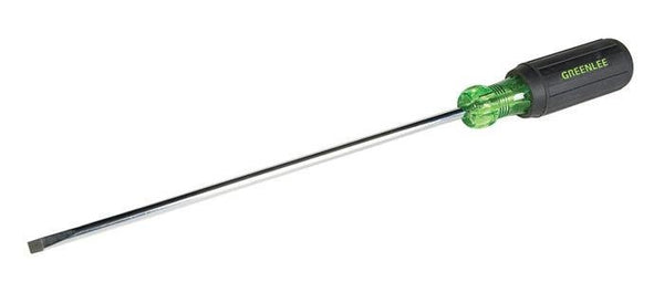 Greenlee Screwdriver, Flat-Cab 3/16X8" -GRE-0153-23C | GarageAndFab.com