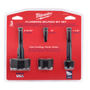 Milwaukee 3 Pc Selfeed Bit Kit - MLW-49-22-0030 | MFVCanada.com