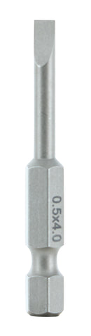 WIHA TOOLS Slotted Power Bit 4.0 X .5 X 50Mm - WIH-74009 | GarageAndFab.com