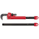Milwaukee Cheater Adaptable Pipe Wrench With 3-Length Design, 10"/18"/24", 2 Interchang. Handles - MLW-48-22-7314 | MFVCanada.com