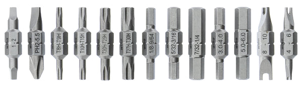 WIHA TOOLS 13 Piece Double End Bit Reload Set - 77783 - WIH-77783 | GarageAndFab.com
