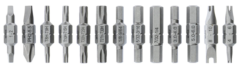 WIHA TOOLS 13 Piece Double End Bit Reload Set - 77783 - WIH-77783 | GarageAndFab.com