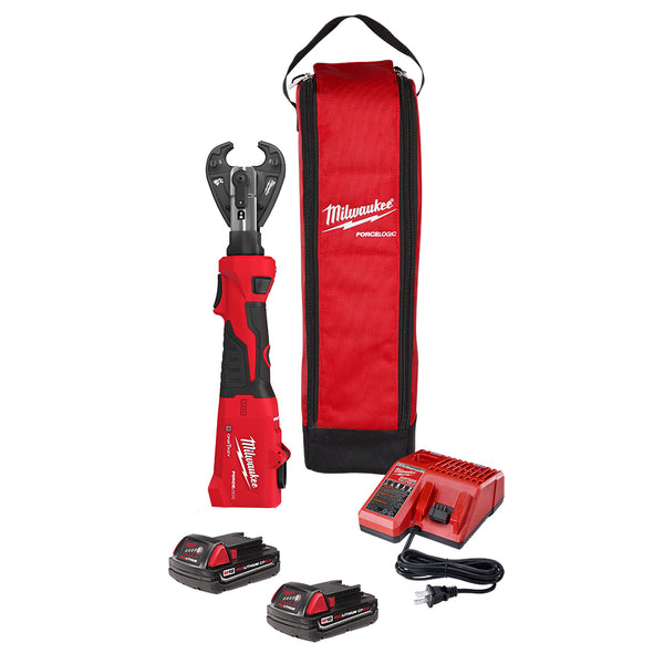 Milwaukee Electric M18 6T D3 Utility Crimpacter Kit - MLW-2978-22 | GarageAndFab.com