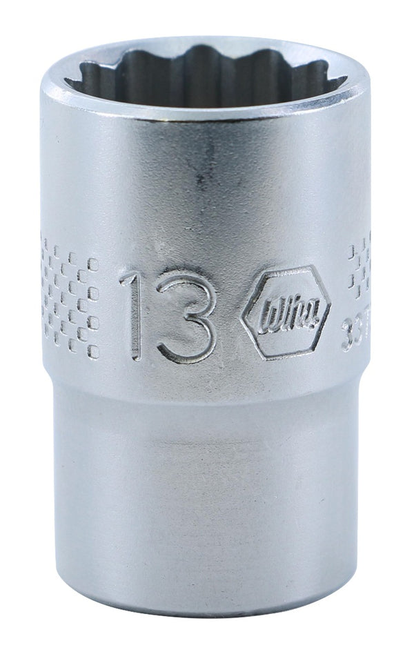 WIHA TOOLS 12 Point - 3/8 Inch Drive Socket - 13.0Mm - WIH-33728 | GarageAndFab.com