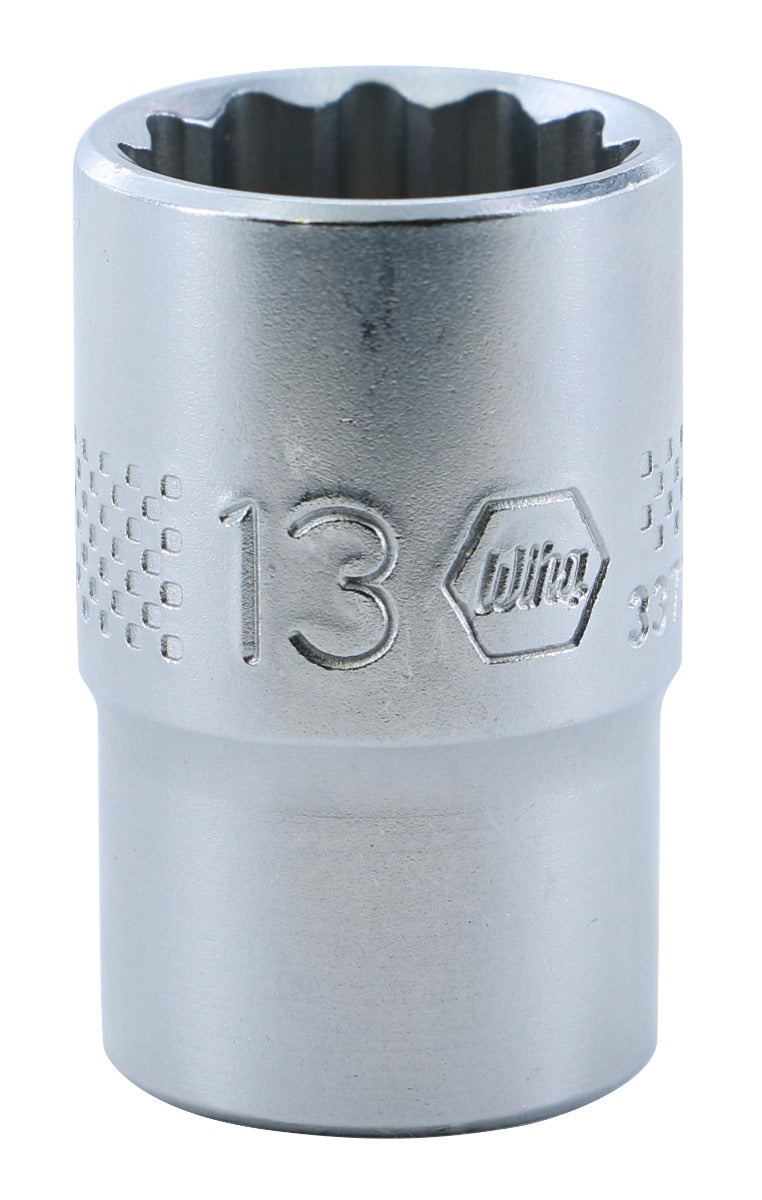 WIHA TOOLS 12 Point - 3/8 Inch Drive Socket - 13.0Mm - WIH-33728 | GarageAndFab.com