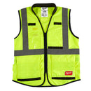 Milwaukee (12) Prem Hi Vis Vest-Yellow-S/M - MLW-48-73-5081 | MFVCanada.com