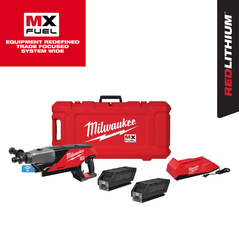 Milwaukee Electric Mx Fuel Handheld Core Drill Kit - MLW-MXF301-2CP | GarageAndFab.com