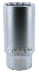 WIHA TOOLS 12 Point - 1/2" Drive Deep Socket 1-1/8" - 33863 - WIH-33863 | GarageAndFab.com