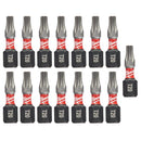 Milwaukee 15Pk Insert Bit T20 Tictac - MLW-48-32-5011 | MFVCanada.com