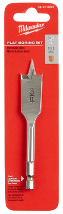 Milwaukee 3/4" X 4.5" Flat Boring Bit - MLW-48-27-0009 | MFVCanada.com