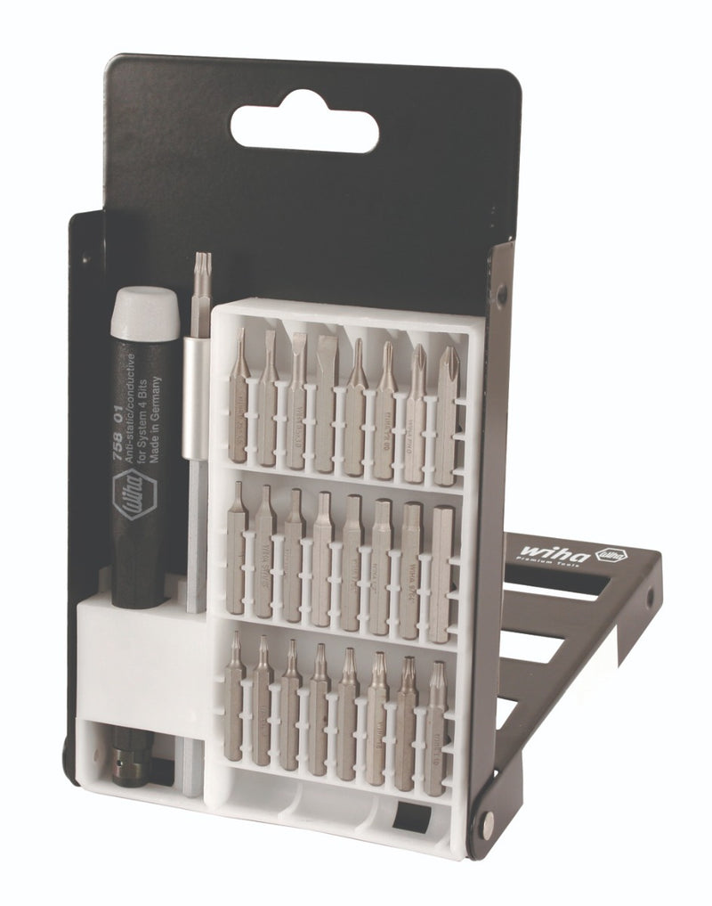 WIHA TOOLS 27 Piece System 4 Esd Safe Microbits Set - 75992 - WIH-75992 | GarageAndFab.com
