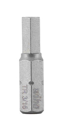 WIHA TOOLS Security Hex Insert Bit 3/16" X 25Mm - WIH-71955 | GarageAndFab.com