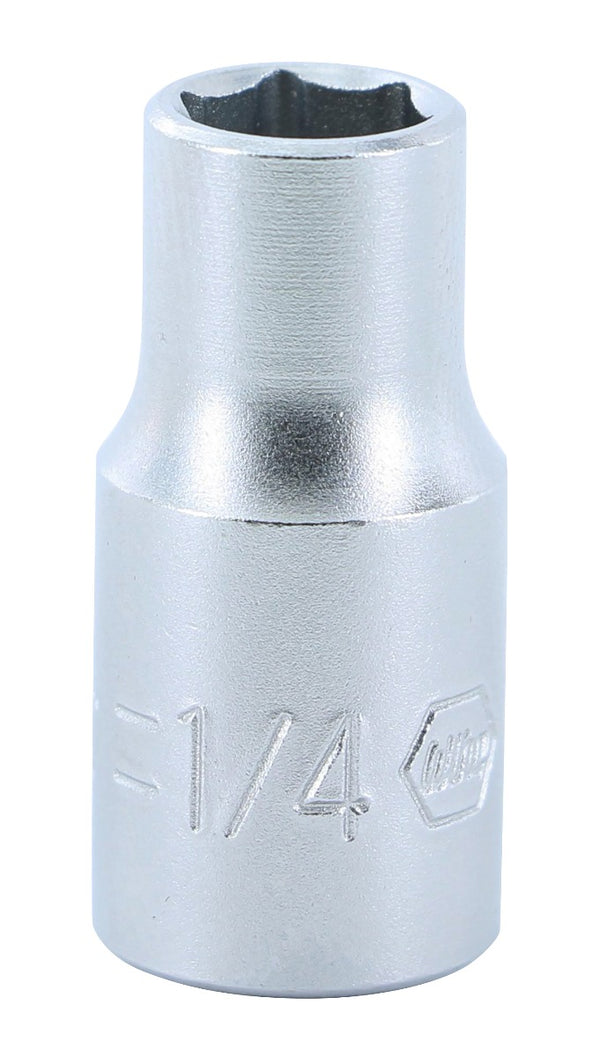 WIHA TOOLS 6 Point - 1/4 Inch Drive Socket - 1/4" X 25Mm - WIH-33308 | GarageAndFab.com