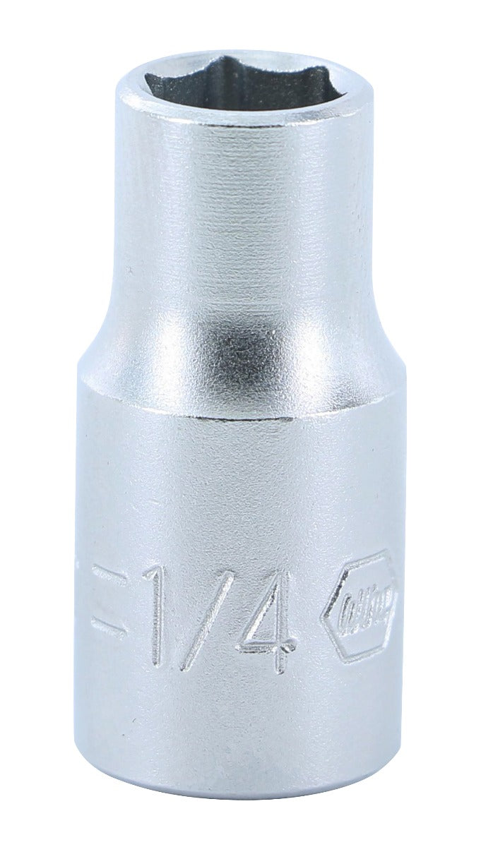 WIHA TOOLS 6 Point - 1/4 Inch Drive Socket - 1/4" X 25Mm - WIH-33308 | GarageAndFab.com