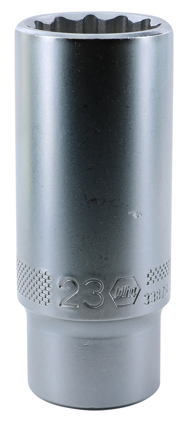 WIHA TOOLS 12 Point - 1/2" Drive Deep Socket 23.0Mm - WIH-33879 | GarageAndFab.com