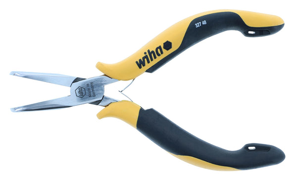 WIHA TOOLS Esd Safe Precision Bent 90 Needle Nose Pliers - WIH-32748 | GarageAndFab.com