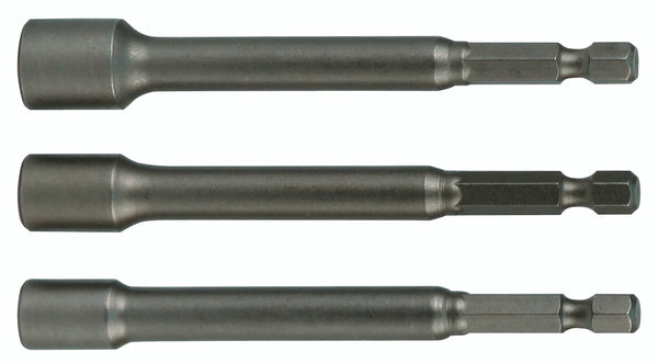 WIHA TOOLS 3 Piece 1/4" Drive Nut Setter Set - 1/4" - 5/16" - 3/8'' X 6" - WIH-70492 | GarageAndFab.com