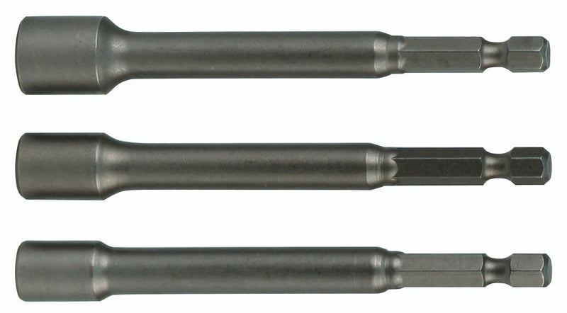 WIHA TOOLS 3 Piece 1/4" Drive Nut Setter Set - 1/4" - 5/16" - 3/8'' X 6" - WIH-70492 | GarageAndFab.com