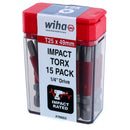 WIHA TOOLS Impact Bit T25X49Mm 15Pk - WIH-76653 | GarageAndFab.com