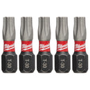 Milwaukee (3) 5Pk Insert Bit T30 - MLW-48-32-4637 | MFVCanada.com