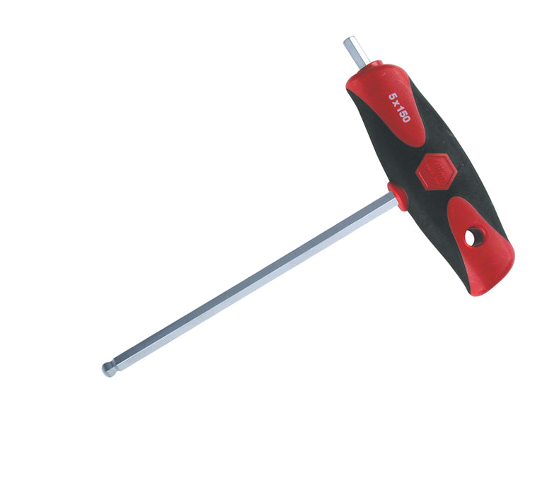 WIHA TOOLS Soft Grip Dual Drive Hex T-Handle 2.5Mm - WIH-54025 | GarageAndFab.com